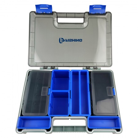 F-FISHING Коробка фидерная 351x250x80мм с лотками