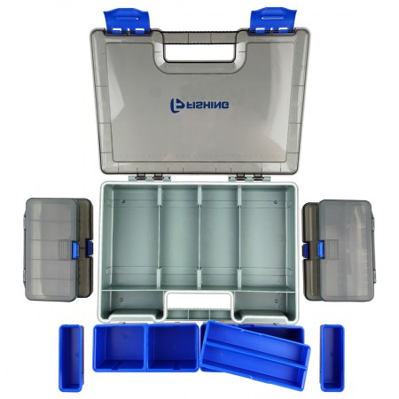 F-FISHING Коробка фидерная 351x250x80мм с лотками