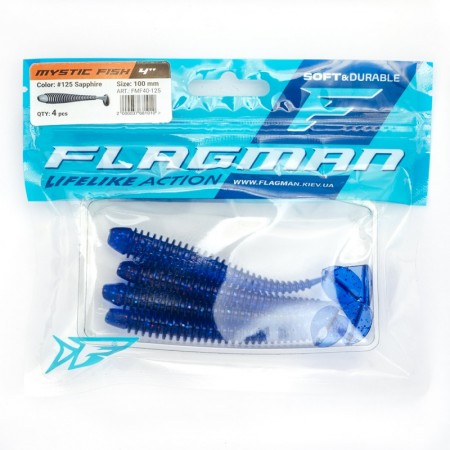 Виброхвост FLAGMAN Mystic Fish 4'' #125 Sapphire
