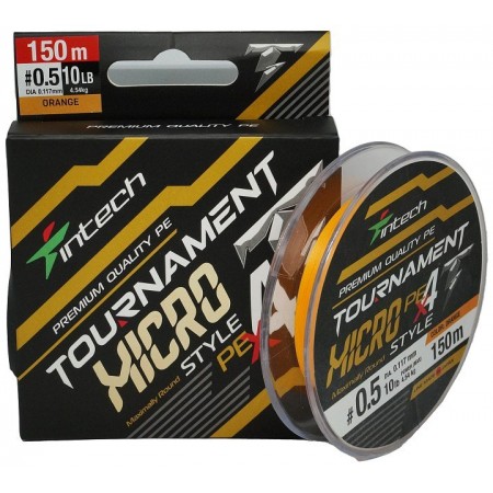 Шнур плетеный Intech Tournament Micro Style PE X4 150 m (0.3/0.06mm (5lb / 2.27kg))