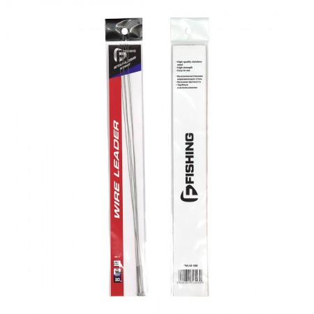 Поводок скрутка  F-FISHING Wire Leader стальной 16кг 30см 0,40мм 5шт