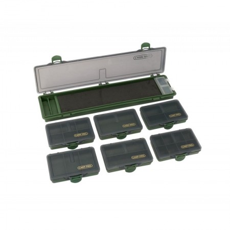 Коробка карповая CARP PRO большая компл 6 коробок с поводочницей Коробка карповая CARP PRO большая компл 6 коробок с поводочницей