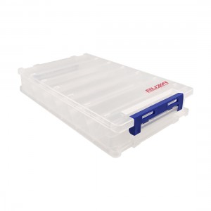 RUZZA Коробка 2-х сторонняя для приманок 235x150x41мм горизонтальные V-ячейки