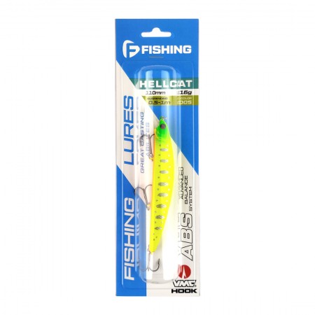 Воблер F-FISHING Hellcat 110SP 110мм 16г 0,5-1,0м 005 Суспендр