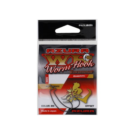 Крючки AZURA Tournament Worm Hook #01
