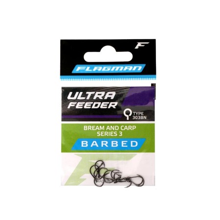 Крючки FLAGMAN Ultra Feeder Bream and Carp Series 3 №14 12 шт.
