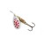 Блесна MEPPS Aglia Decoree Points Rouges №3 6,5г AG/красные точки Блесна MEPPS Aglia Decoree Points Rouges №3 6,5г AG/красные точки