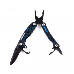 Мультитул (плоскогубцы) "СЛЕДОПЫТ-STALKER", 78х36х20 мм, 7 предметов, в чехле, в коробке/40/20/100