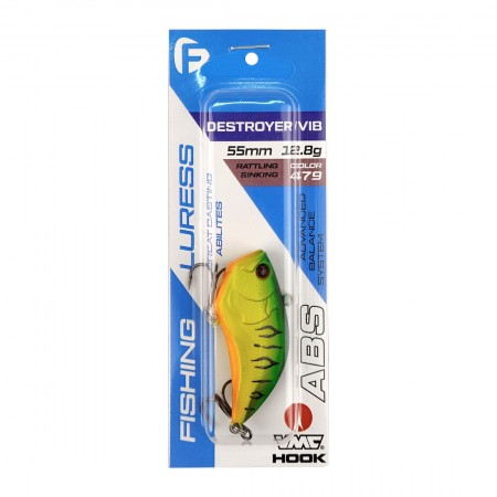 Воблер FLAGMAN Destroyer Vib 55S 55mm 12.8gr цвет 479