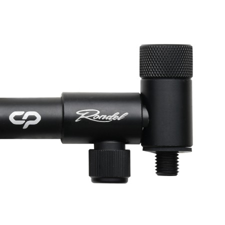 CARP PRO Буз-бар Rondel на 2 удилища алюминий black 7-10" 18-25см