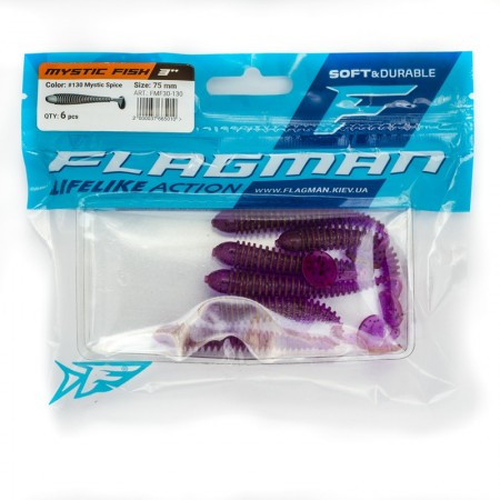 Виброхвост FLAGMAN Mystic Fish 3'' #130 Mistic Spice