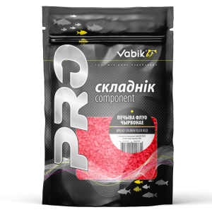 6551 Компонент прикормки рыболовной Vabik Печиво флуо красное 750г BIG PACK