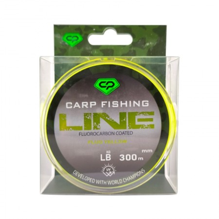 Леска CARP PRO LINE Fluorocarbon Coated Fluo Yellow 300м 0,309мм