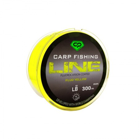 Леска CARP PRO LINE Fluorocarbon Coated Fluo Yellow 300м 0,309мм