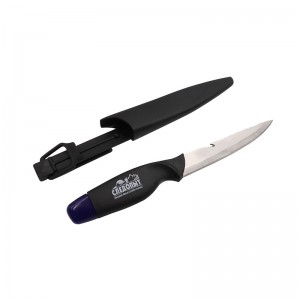 Нож разделочный "СЛЕДОПЫТ" нетонущий, дл. клинка 135 мм, в чехле.