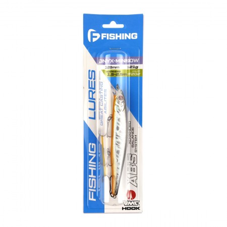 Воблер FLAGMAN Onyx-Minnow 128SP 21г цвет F202 Суспендр