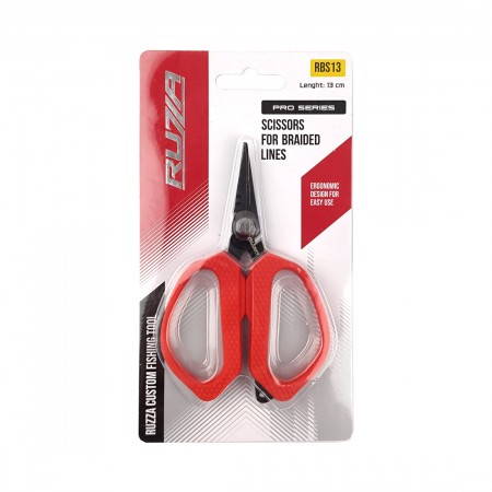 RUZZA Ножницы для плетеных шнуров 13см