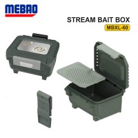 Бокс для наживки MEBAO "Stream Bait Box", для форелевого ящика или на ремень (100*90*60 мм)