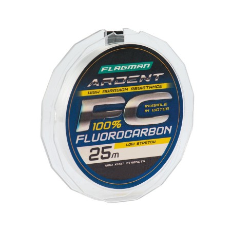 Леска FLAGMAN Ardent Fluorocarbon 25m 0,55mm