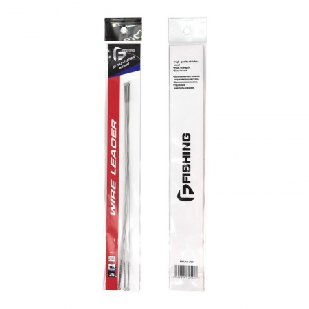 Поводок-скрутка FLAGMAN Wire Leader стальной 16кг 25см 0,40мм 5шт