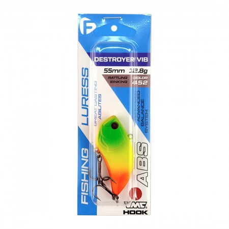Воблер FLAGMAN Destroyer Vib 55S 55mm 12.8gr цвет 452