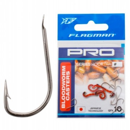 Крючки FLAGMAN Bloodworm Caster Pro №16 10шт