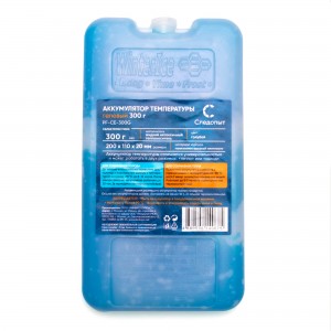 Аккумулятор холода гелевый "СЛЕДОПЫТ" 300 гр, цв. Голубой.