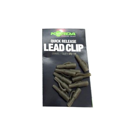 Безопасная клипса KORDA Quick Release Lead Clips Clay/Gravel