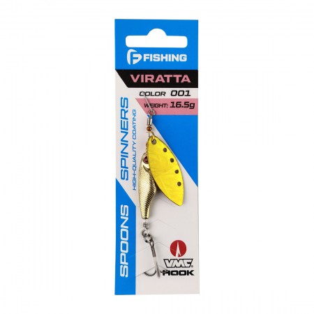 Блесна F-FISHING Viratta 16,5г цвет 001 Блесна F-FISHING Viratta 16,5г цвет 001