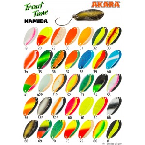 Блесна колеб. Akara Trout Time Namida 30 3 гр. 20