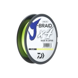 Шнур DAIWA J-Braid x4 0,13mm 5,9kg 270m Yellow