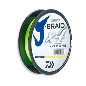 Шнур DAIWA J-Braid x4 0,07mm 2,6kg 135m Yellow