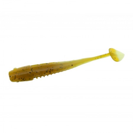 Виброхвост FLAGMAN Icon 3" #2027 Green Pumpkin/Lime Chartreuse