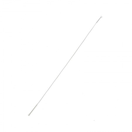Поводок скрутка F-FISHING Wire Leader стальной 9кг 25см 0,30мм 5шт