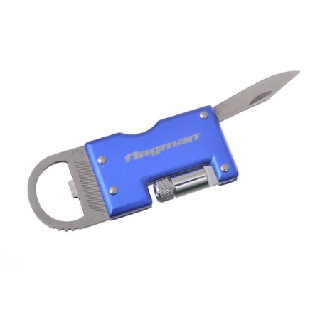 Брелок-открывалка с фонариком FLAGMAN