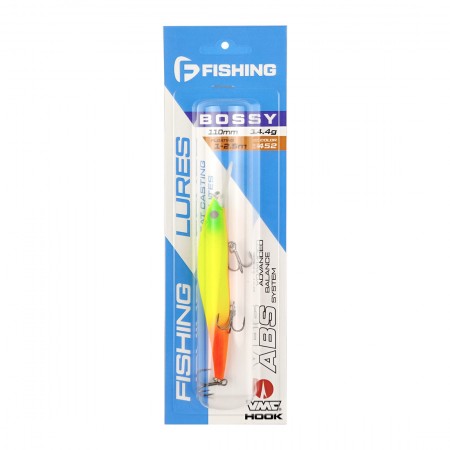 Воблер FLAGMAN Bossy 110F-DR 110mm 14.4gr 1-2.5м цвет 452