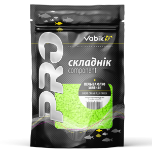 Компонент прикормки рыболовной Vabik BIG PACK Печиво флуо зеленое 750г