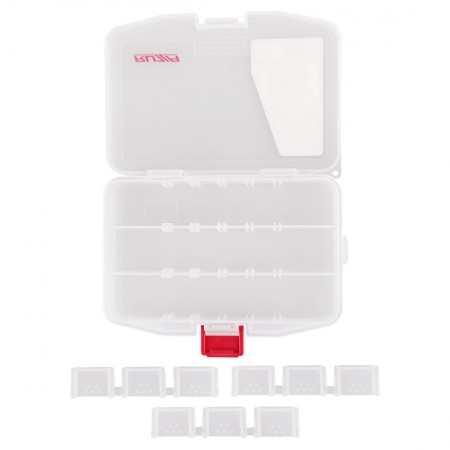 RUZZA Коробка для приманок 146x103x23мм 9 перемычек