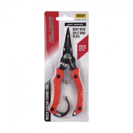 RUZZA Плоскогубцы Bent Nose Split Ring Pliers 15см
