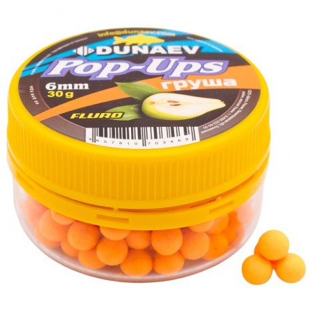 Бойлы DUNAEV POP-UP 6мм Груша (30г)
