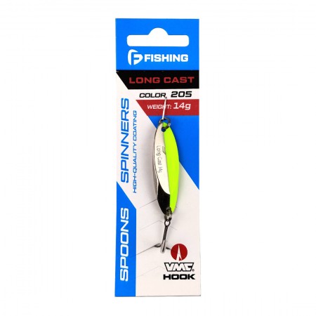Блесна FLAGMAN long Cast 14g цвет 205 Блесна FLAGMAN long Cast 14g цвет 205