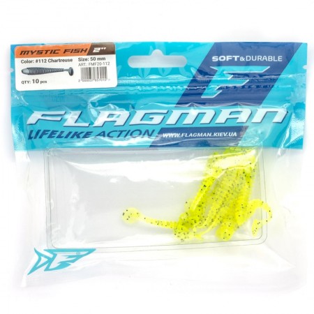 Виброхвост FLAGMAN Mystic Fish 2'' #112 Chartreuse