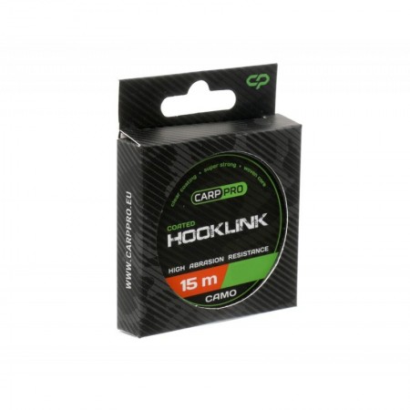 Поводковый в оболочке CARP PRO Soft Coated Hooklink Camo 25 LB 15m
