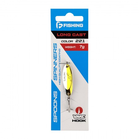 F-FISHING Блесна Long Cast 7г цвет 221 F-FISHING Блесна Long Cast 7г цвет 221