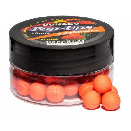 Бойлы DUNAEV POP-UP 6мм Клубника (30г)