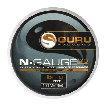 Леска GURU N-Gauge Pro 0,10мм 100м Леска GURU N-Gauge Pro 0,10мм 100м