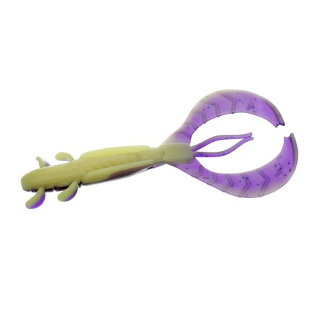 Рак FLAGMAN FL Craw 3,5" #0527 Violet/Lime Chartreuse