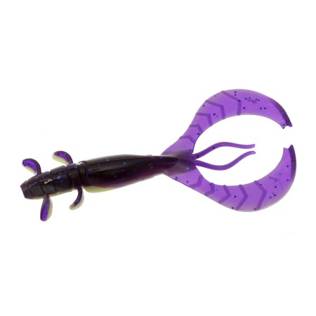Рак FLAGMAN FL Craw 3,5" #0527 Violet/Lime Chartreuse