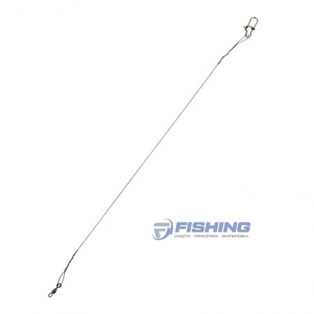 Поводок FLAGMAN Titanium Wire 5кг 14см 0,20мм 2шт