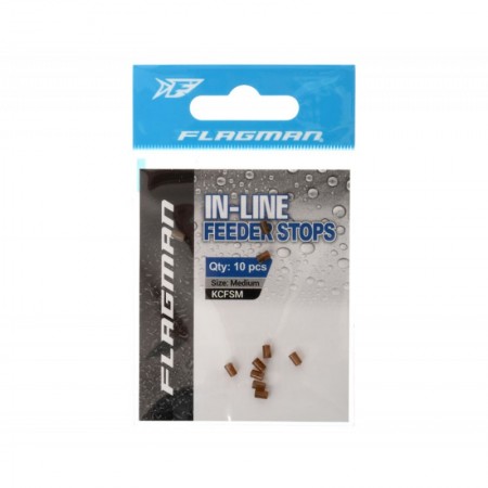 Стопор FLAGMAN Feeder Stops коричневый M 2,5x4мм 10шт